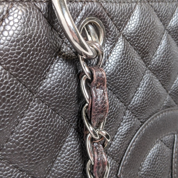 SOLD Chanel Dark Brown Grand Shopping Tote - Picture 2 of 7